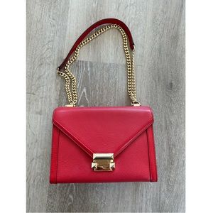 Michael Kors Red Shoulder Bag